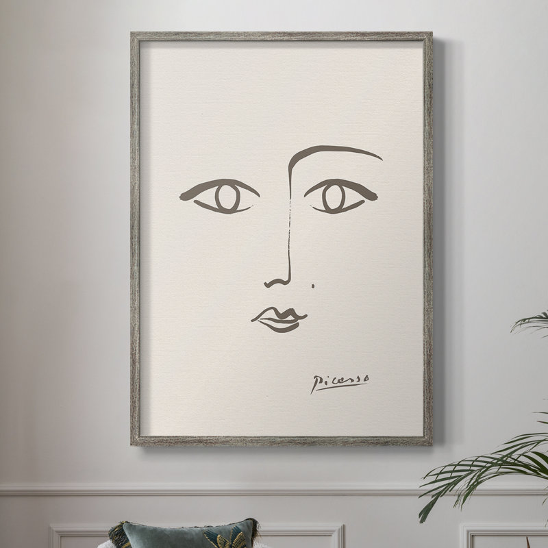 Matisse CCxxxi, reproduction encadrée - bois massif, Argent rétro, H 21 po x l 17 po