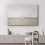 Minimaliste «Œuvre de paysage abstrait beige pastel beige, images murales neutres à décor simple, impression sur toile encadrée, impression sur toile»-93389365-119598456-93389366