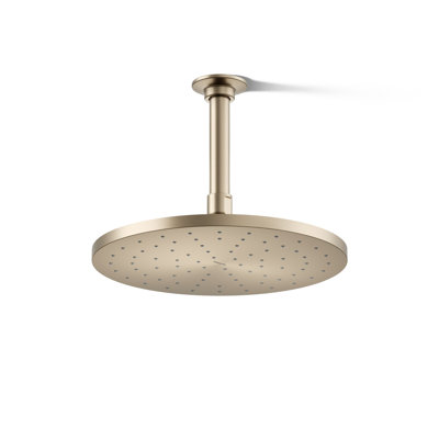 Contemporary Full Fixed Shower Head with Katalyst Air Induction Spray