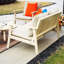 Acacia Wood Conversation Set With Cushions & Free Combination-964197862