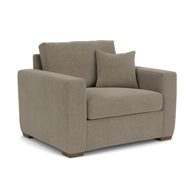 Chair And A Half, Gray Polypropylene/Olefin