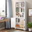Ilus H 71 po x l 27,5 po avec bibliothèque moderne à 3 cubes avec bibliothèque et 5 tablettes pour la décoration intérieure-2028080072-2049620349