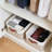 Storage Baskets for Shelves (4-Pack) – Fabric Closet Organizer Bins with PU Leather Handles, Collapsible Metal Frame for Linens, Toys, Towels in Living Room, Bedroom, and Nursery-1487278907
