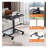 Mobile Standing Desk, Laptop Computer Cart, Height Adjustable Rolling Cart with Wheels, Small Rolling Desk for Home and Office-1098667870