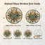 Succulent panneau de vitrail Sunburst, H 12 po-600870105