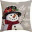 Housse de coussin Let It Snow Snowman Christmas-105509275-105509276-105509274