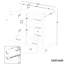 Base de meuble-lavabo 36 po, 6 tiroirs, blanc, bois massif et base de rangement multifonctionnelle blanche-707830617-707830598