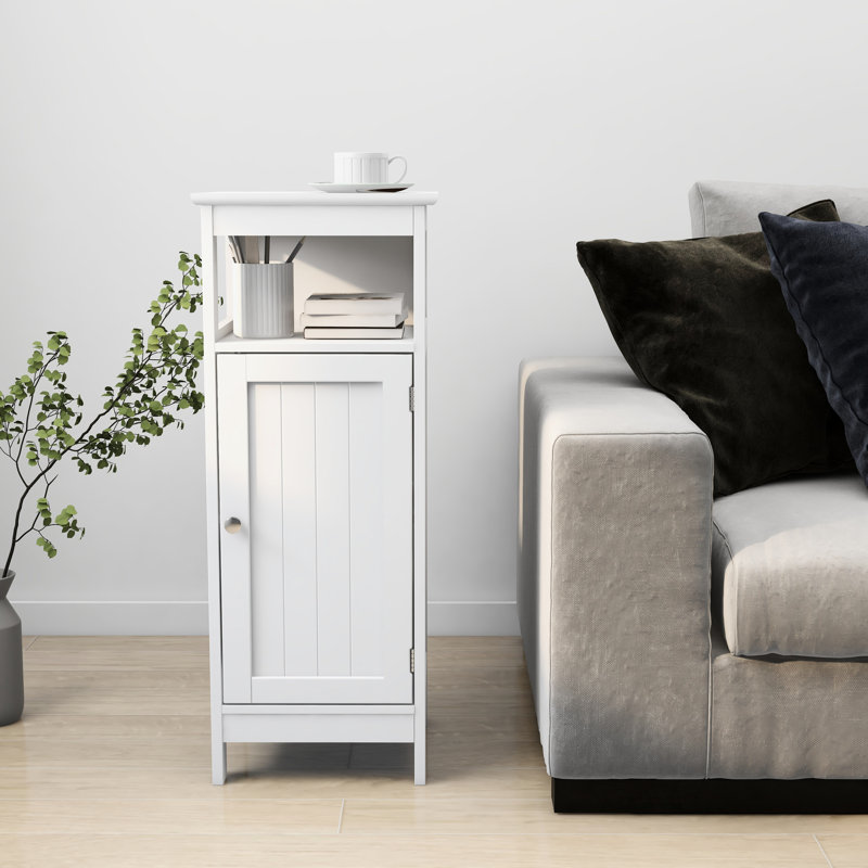 White Bathroom Storage Solution - Maximizes Space And Functionality Cupboard Versatile For Your Needs