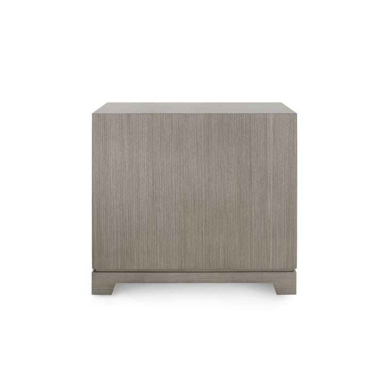 Stanford 3 - Drawer Nightstand, Taupe Gray