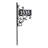 Nite Bright Ironwork Reflective Address Post