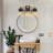 Modern Contemporary 3-Light Black Globe Bathroom Vanity Light Dimmable