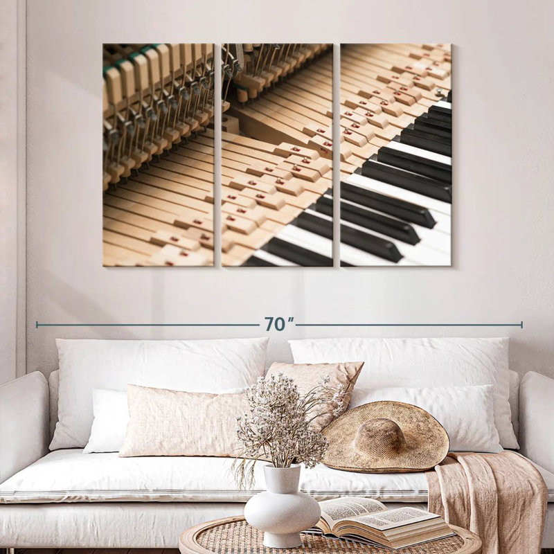 Piano Abarca Old School, H 32 po x l 50 po