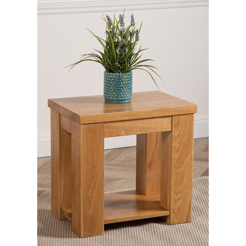 Bonnielou Solid Wood End Table