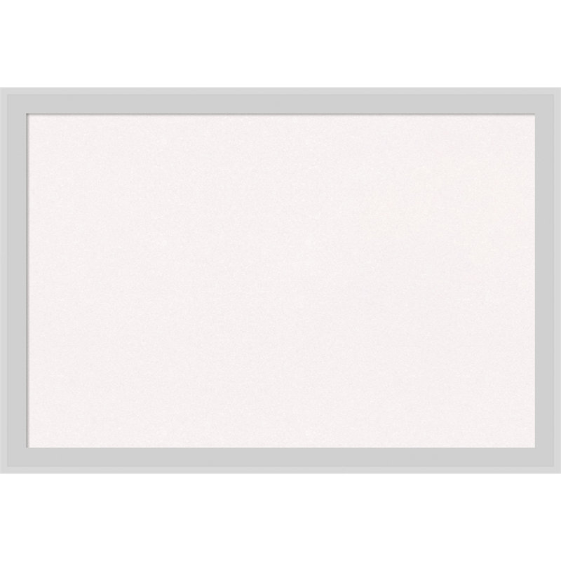Panneau de tableau incliné en bois argenté, babillard en liège blanc, tableau d'organisation, tableau d'affichage, Blanc