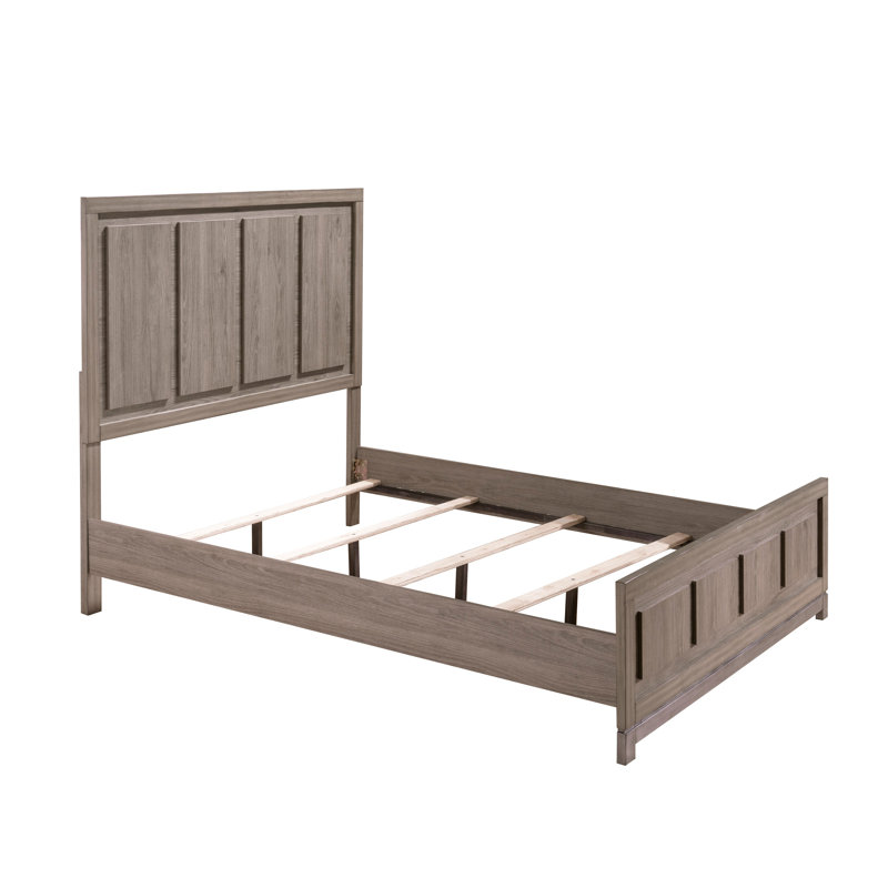 River Brown King Panel Bed