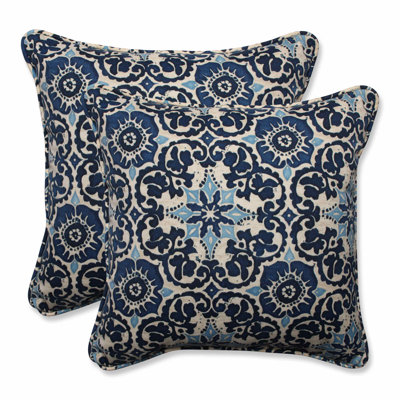 Coussin décoratif intérieur/extérieur Woodblock