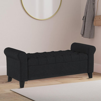 Bridgemon Fabric Upholstered Storage Bench
