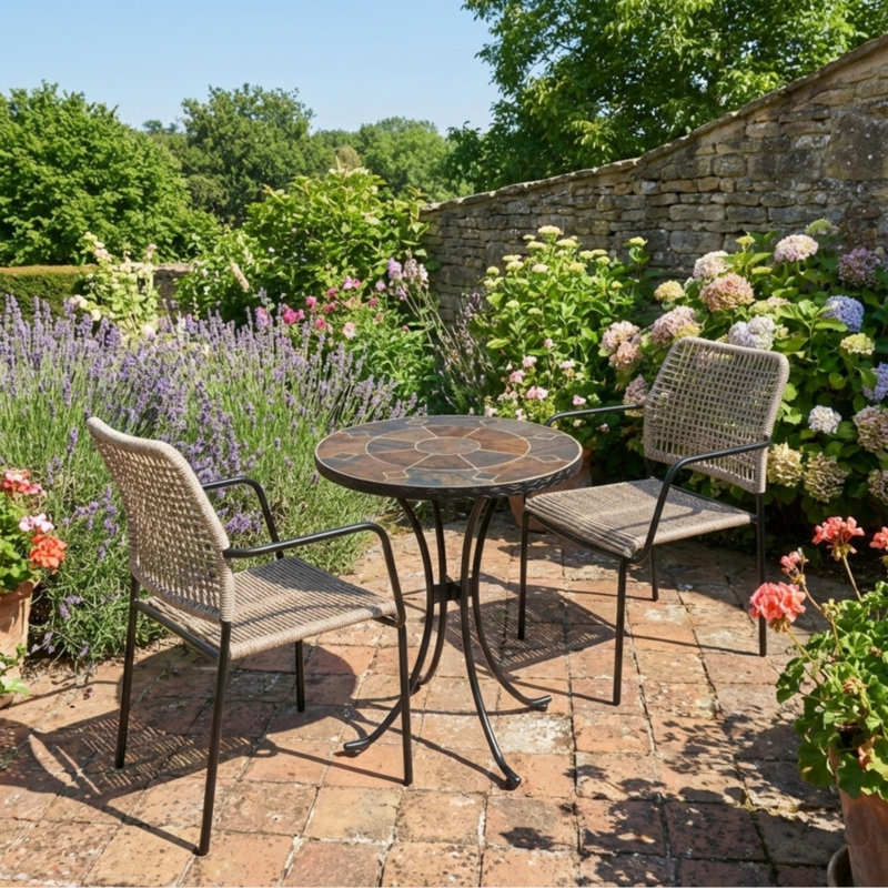 2 - Person Patio Dining Set with Round Table
