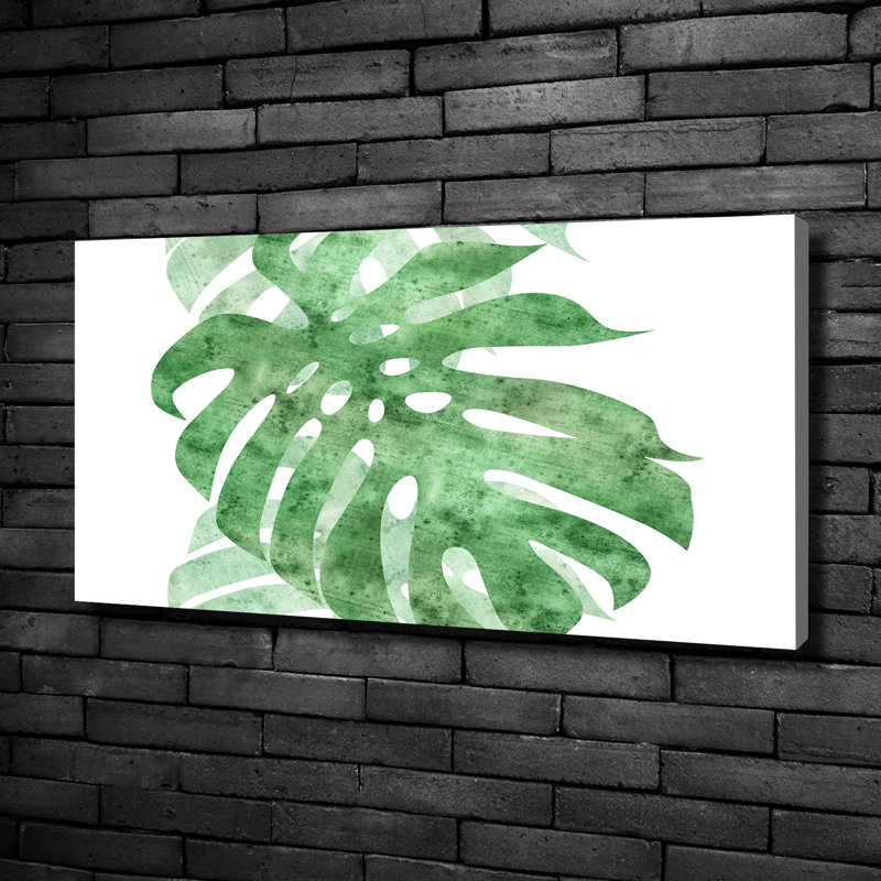 Monstera - No Frame Print on Canvas