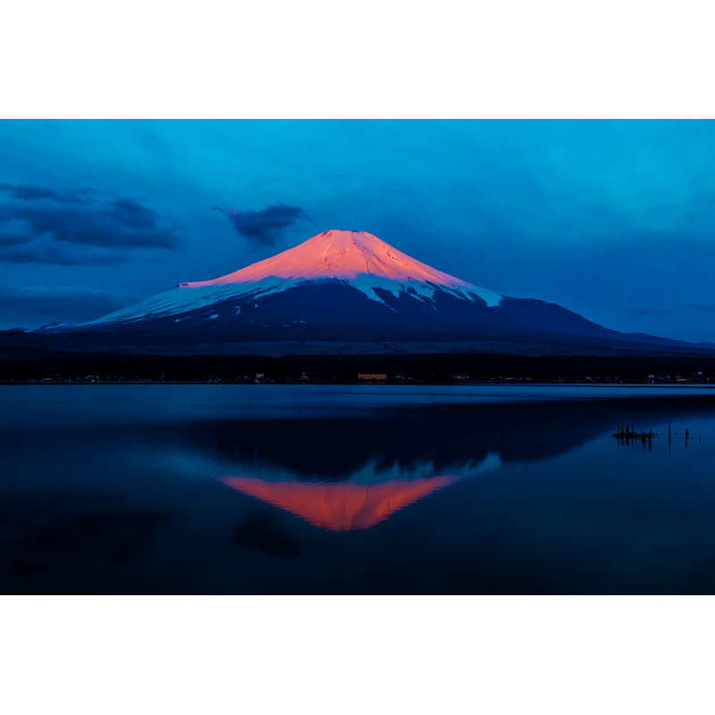 Mont Fuji au Japon par Mantapoto, H 12 po x l 18 po