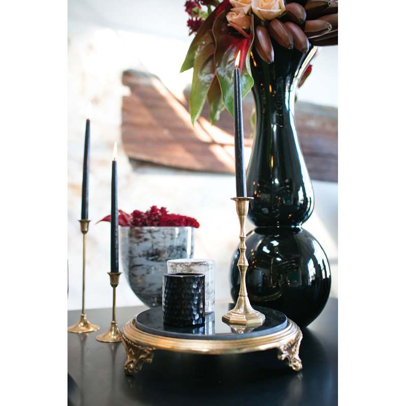 9.25'' H Metal Tabletop Candlestick