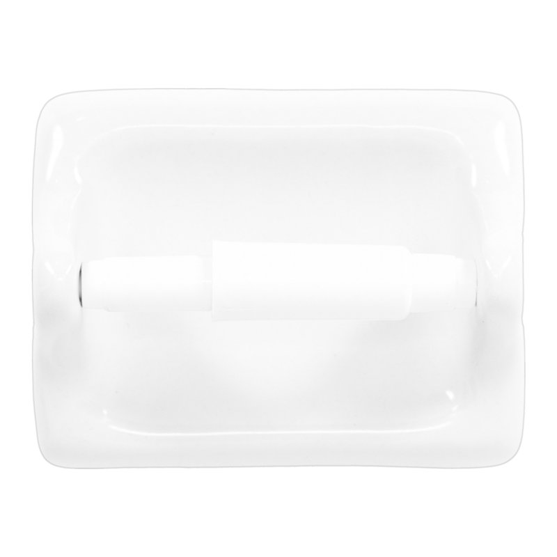 Porte-papier hygiénique Bath Accessories, Blanc arctique