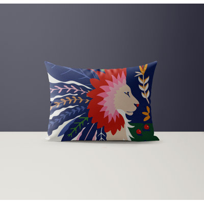 Lev Microsuede Lumbar Throw Pillow