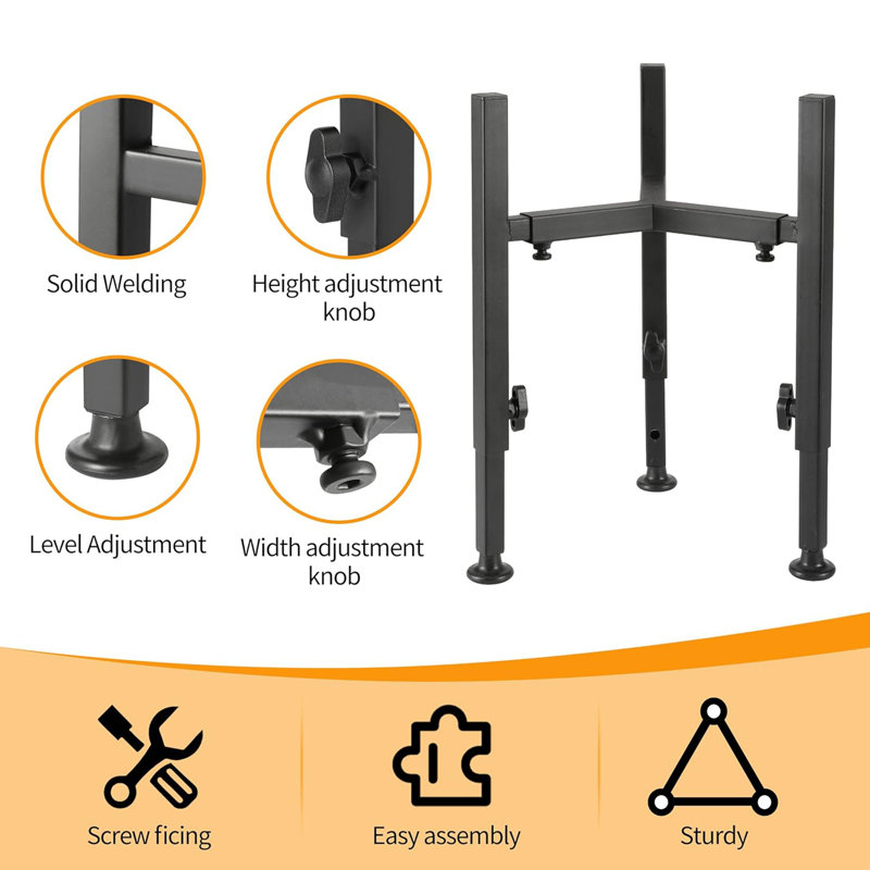 Adjustable Dog Bowls Elevated Stand