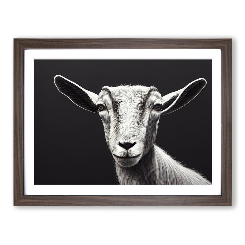 Goat Portrait Vol.1 - Framed Print