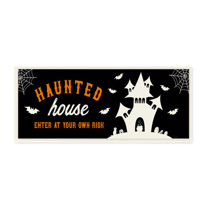 «Haunted House», entrée en péril «Halloween effrayant» par Natalie Carpentieri - impression