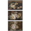 "Bouquets de fleurs de jardin rétro" - 3 pièces-100136480-100136482
