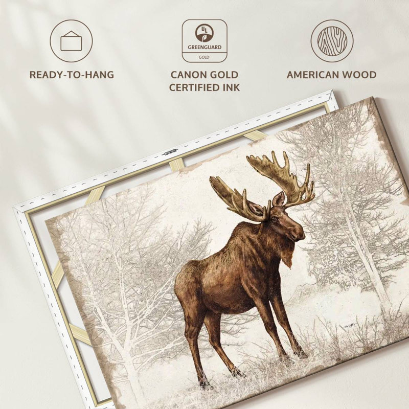 Brampt White Christmas Lodge I, 20" H x 30" W