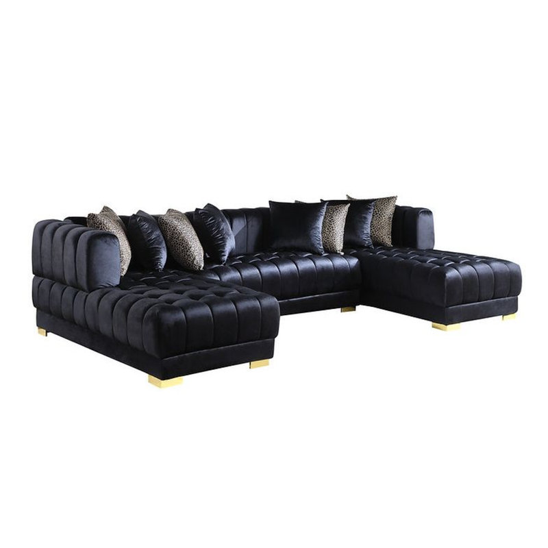 Canapé modulaire Dasha, Noir