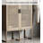 Retro Rattan Large-Capacity Pantry Cabinets