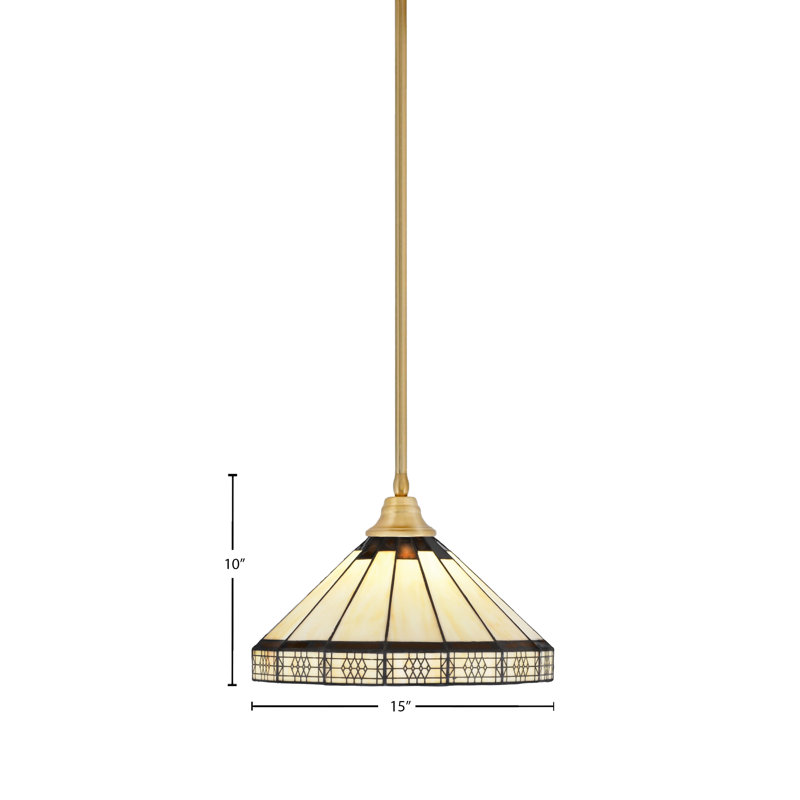 Luminaire suspendu Edge, Laiton New Age