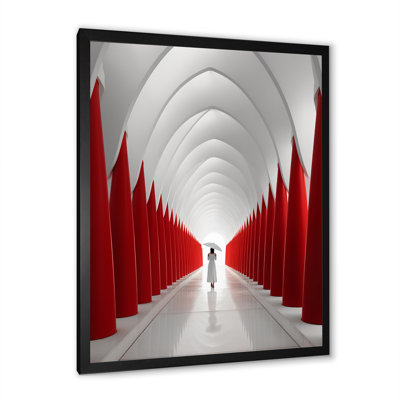 «Red White Path to the Dream», reproduction sur toile
