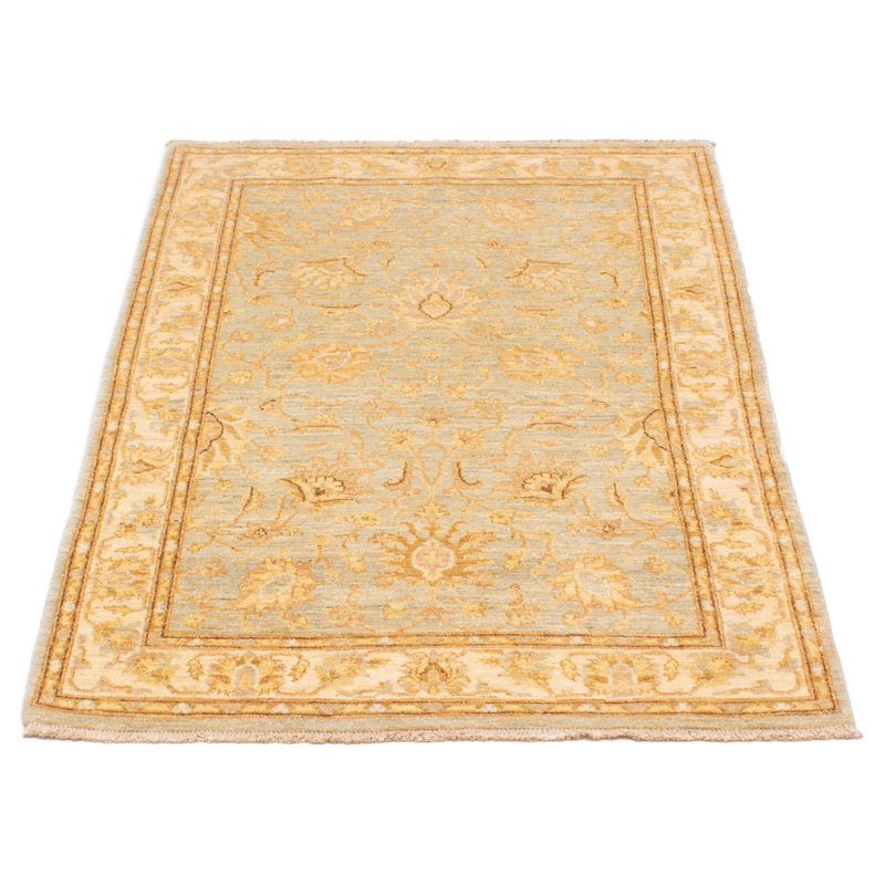 Tapis unique en laine noué à la main 4 pi 1 po x 6 pi 1 po nouvel âge Betria