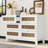 Wooden Dresser with 6 Drawers-991300970