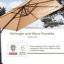 Parasol en porte-à-faux 10 pi avec base Servan Servan-714940070-681010970