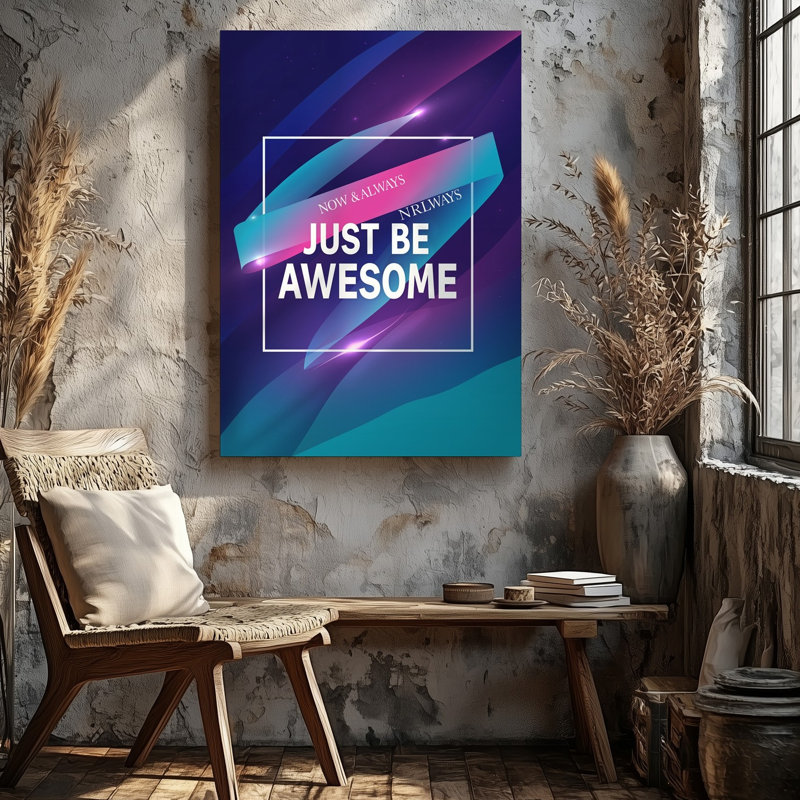 Toile, création d'une œuvre d'art numérique abstraite avec fond dégradé vibrant, H 24 po x l 18 po