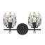 Éclairage pour salle de bain 4 lumières Sandiacre en noir mat-119771677-119771682-86792458