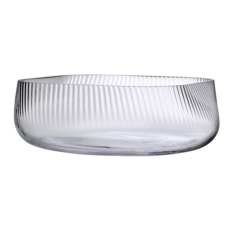 Vase en cristal sans plomb Opti, Transparent, H 3,86 po x l 12 po x P 12 po