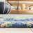 Jahiem Hand-Tufted Wool/Cotton Navy/Green Area Rug-420442229