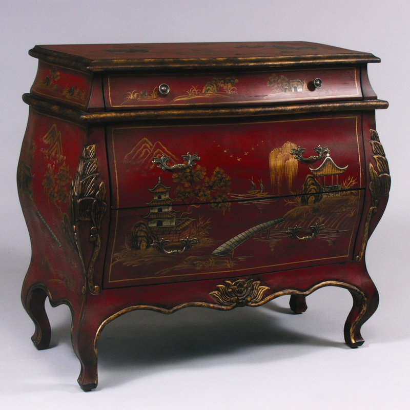 3 Drawer Bombe Chest