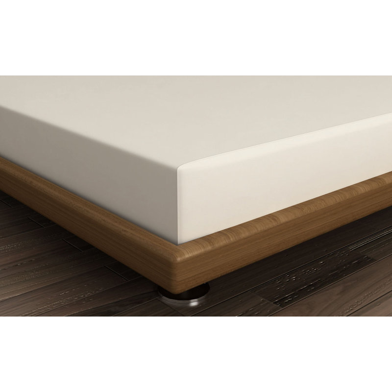 100% Cotton Fitted Sheet, Cream Color, 39.4 x 78.7 + 11.8 inches | 155 Thread Count, Soft & Durable | Machine Washable at 86°F, Perfect for Comfortable Sleep | Luxury Bedding Essential