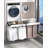 Retractable Hidden Pull-Out Laundry Rack For Washing Machines-1594863467