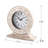 Hand-Carved Wood Table Clock
