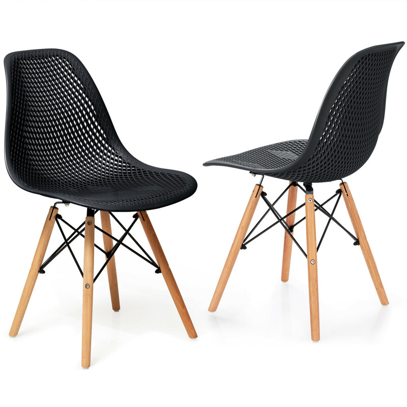 Chaise d'appoint Daud, Noir