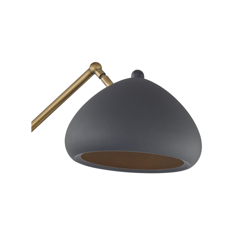Halvard 55'' Black LED Task Floor Lamp