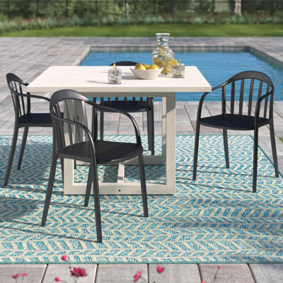 Amalfi Stacking Patio Dining Armchair